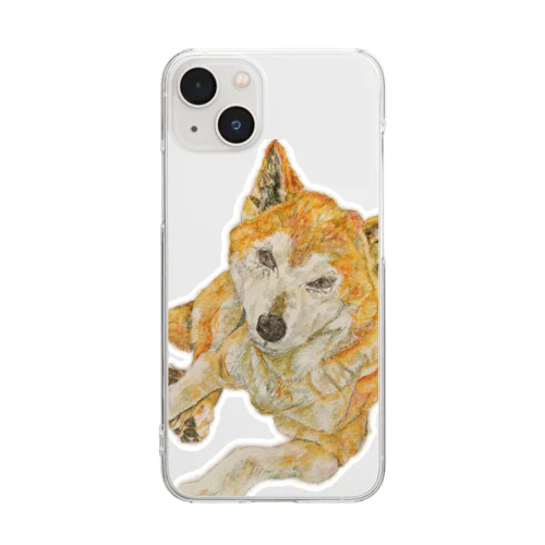 柴犬 Clear Smartphone Case