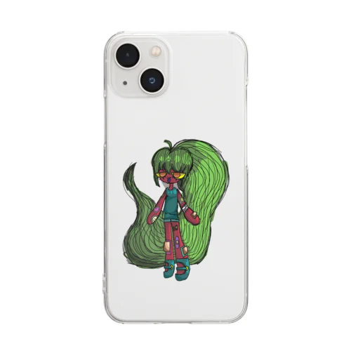 林檎ちゃん(暗) Clear Smartphone Case