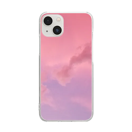 2019　夏の夕暮れ Clear Smartphone Case