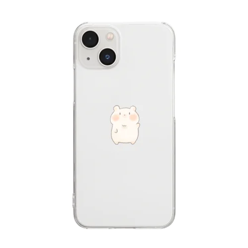 しろくまくん Clear Smartphone Case