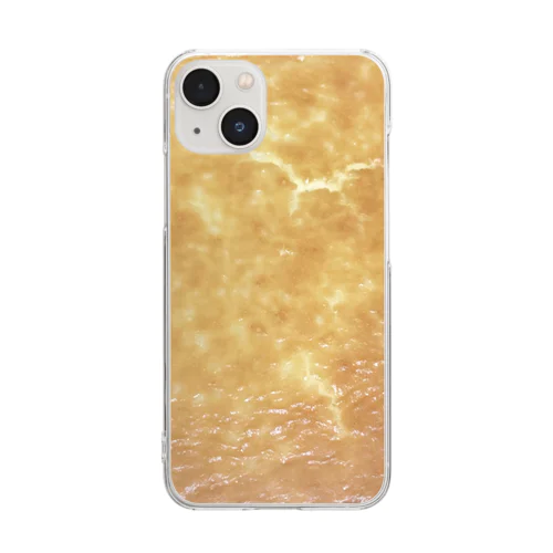 チーズケーキ大好き Clear Smartphone Case