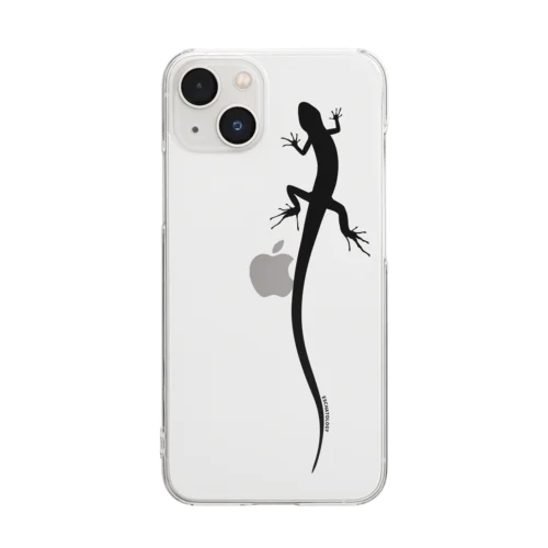 lizard（カナヘビ Clear Smartphone Case