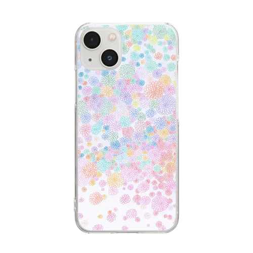 Flower arrangement love eyes Clear Smartphone Case