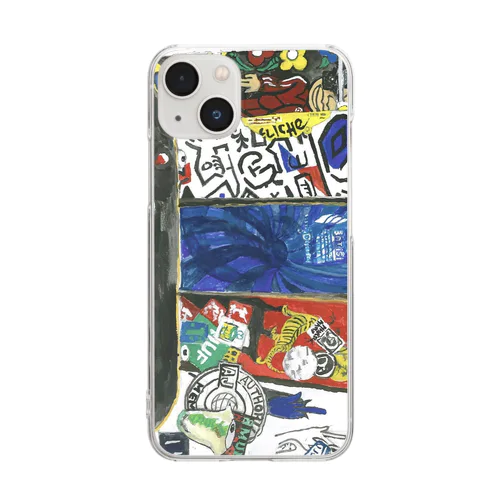 SK8_LOVERS Clear Smartphone Case