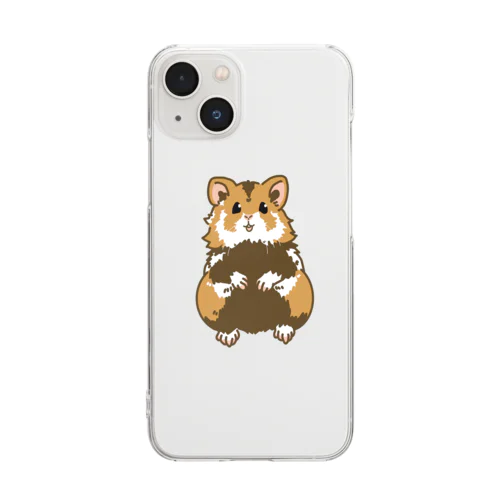 ヨーロッパハムスターのイラスト Clear Smartphone Case