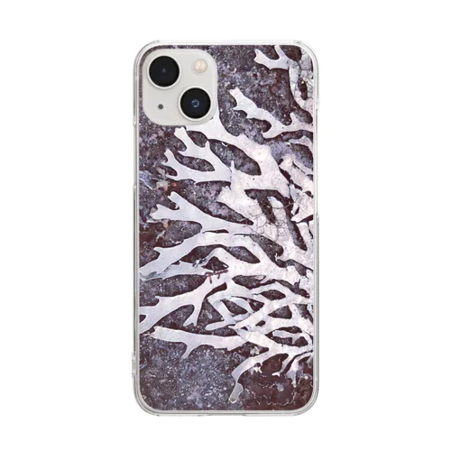 Snow-地衣類- Clear Smartphone Case