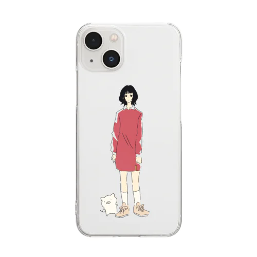 あの娘 Clear Smartphone Case