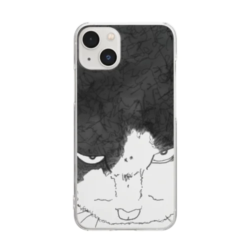 睨みネコ, Clear Smartphone Case