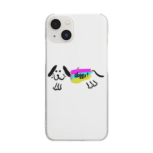 Doggy ちゃん Clear Smartphone Case