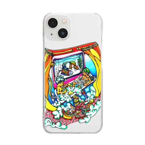 🌈Bath time Clear Smartphone Case