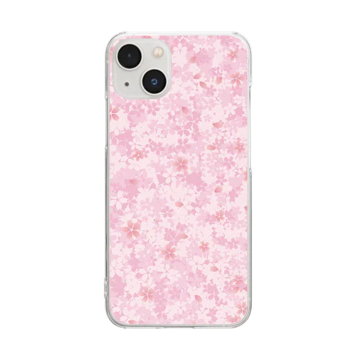 桜のじゅーたんiPhoneケース Clear Smartphone Case