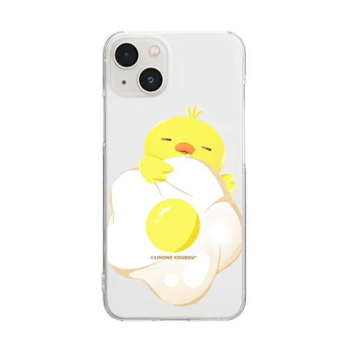 おひるねひよこちゃん Clear Smartphone Case