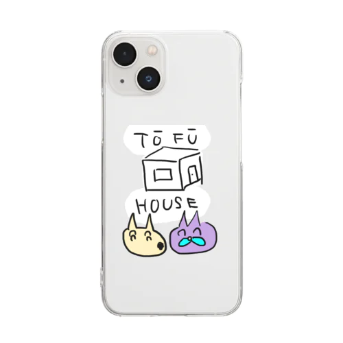 なかよし豆腐 Clear Smartphone Case