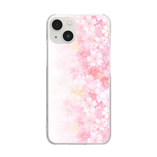 桜70 Clear Smartphone Case