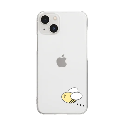 普通にかわいい生き物たち(はち) Clear Smartphone Case