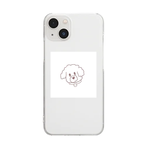 ぷーぶる シンプル Clear Smartphone Case