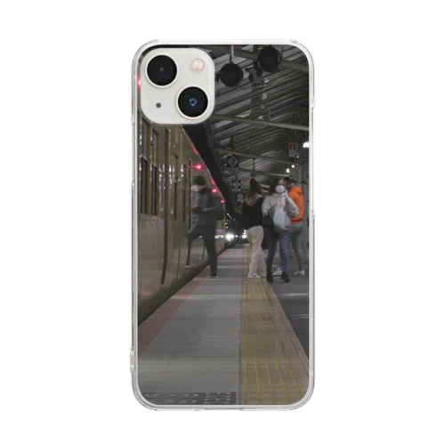 いつかのあの駅 Clear Smartphone Case