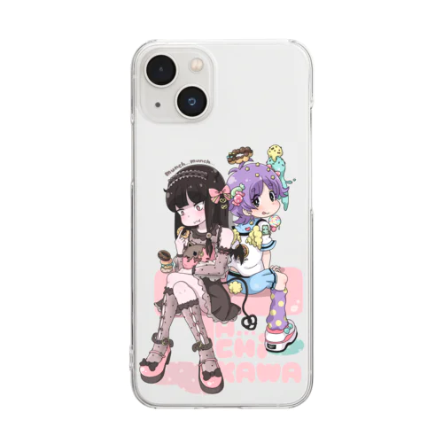 お菓子 Clear Smartphone Case