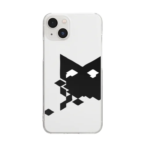 crying cat Clear Smartphone Case