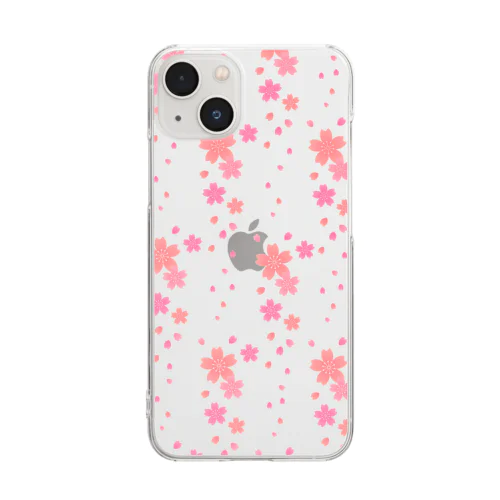 桜67 Clear Smartphone Case