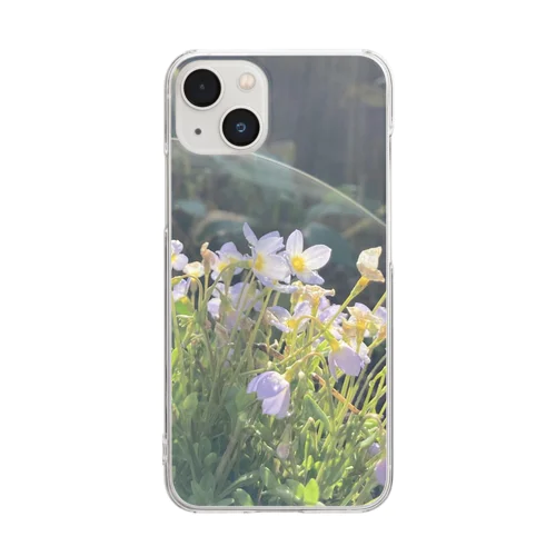 植物のオーラ Clear Smartphone Case