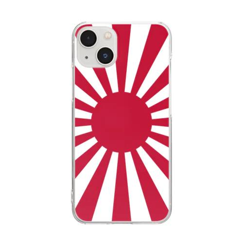 Rising sun flag Clear Smartphone Case