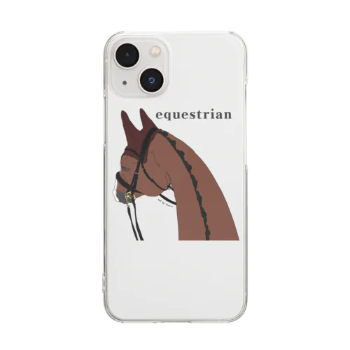 equestrian  Clear Smartphone Case