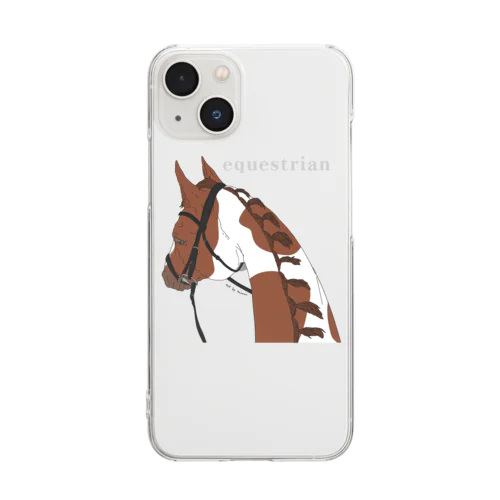 equestrian  Clear Smartphone Case