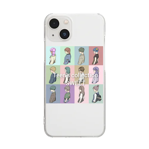 Teen's collection SWEET オリジナルキャラクター集 Clear Smartphone Case