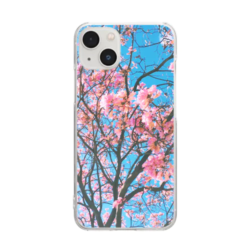 桜85 Clear Smartphone Case