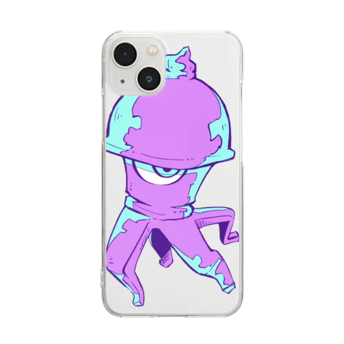 灯篭さん Clear Smartphone Case