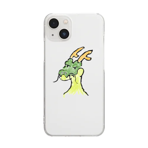 僕、ドラゴン君。 Clear Smartphone Case