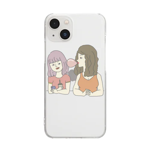 チョベリバがーるず Clear Smartphone Case