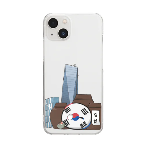 韓国ボールスマホケース(iPhoneケース) Clear Smartphone Case