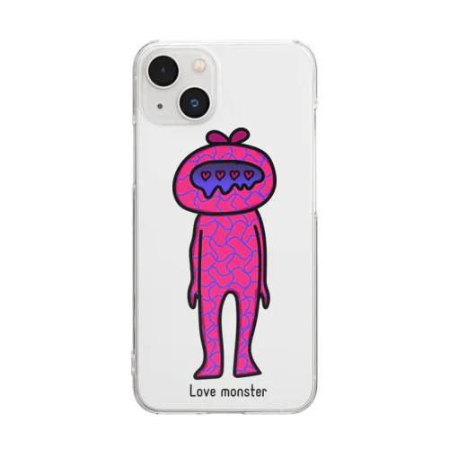 Love monster Clear Smartphone Case