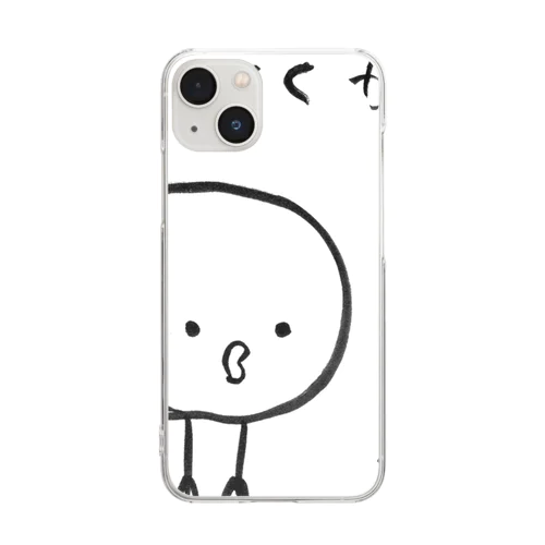 ちいさな生きもの Clear Smartphone Case