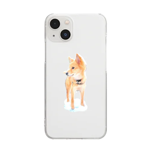 ももたんアイコン Clear Smartphone Case