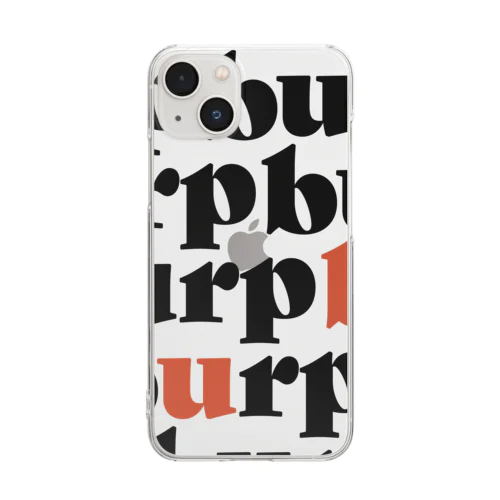 Burp！ Clear Smartphone Case