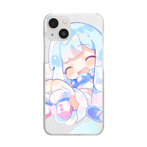 泡月しゃぼんの公式アイテム Clear Smartphone Case