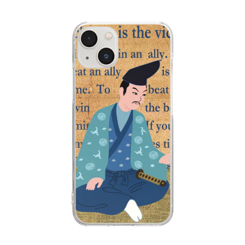 蒼き義経 Clear Smartphone Case