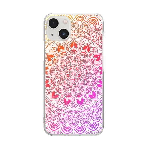 mandala_002-3 Clear Smartphone Case