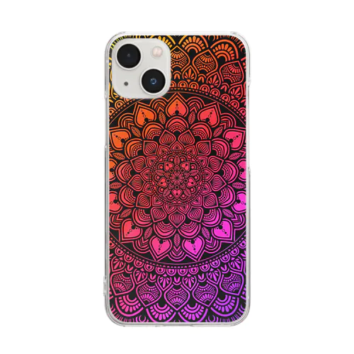 mandala_002-7 Clear Smartphone Case