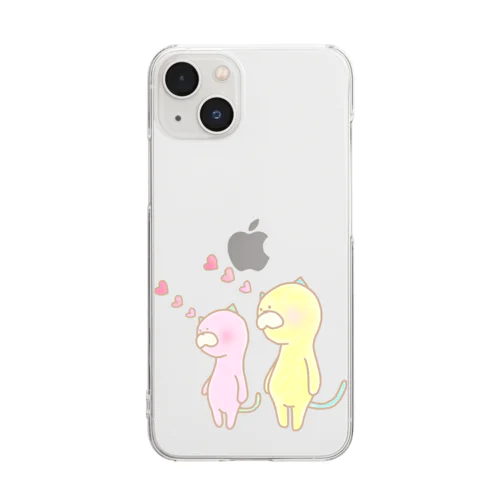 ♡撃ち抜かれ Clear Smartphone Case