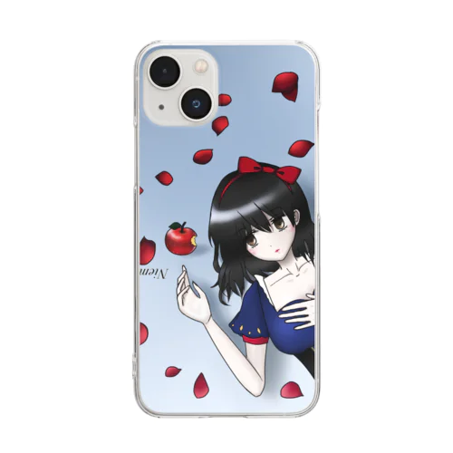 白い雪のプリンセスは Clear Smartphone Case