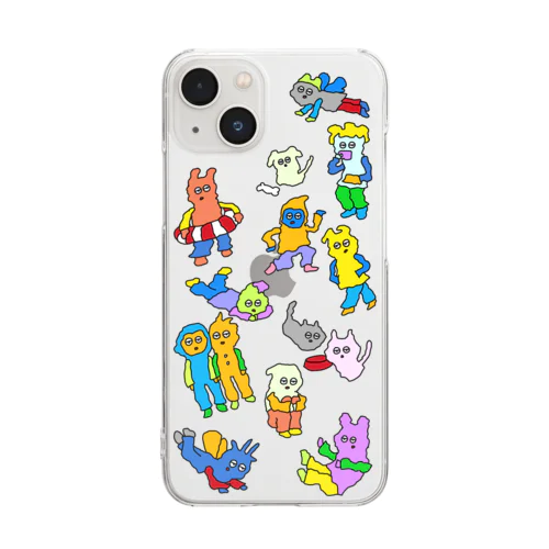 賑やかフレンズ Clear Smartphone Case