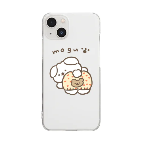 くまさんおぱんつくん Clear Smartphone Case