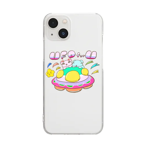 UFO for U （UFOをあなたに） Clear Smartphone Case