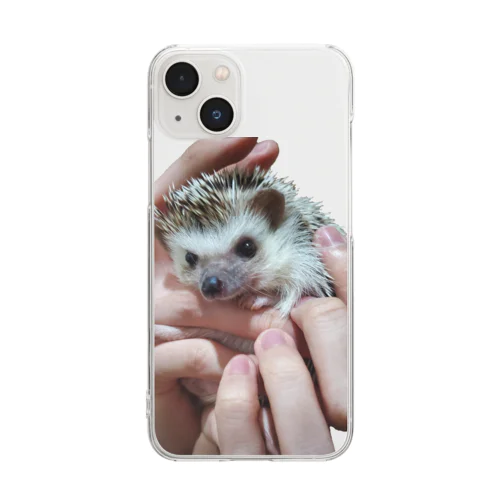 ハリネズミのしげまる Clear Smartphone Case