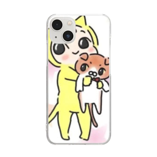 にぃたんと一緒 Clear Smartphone Case