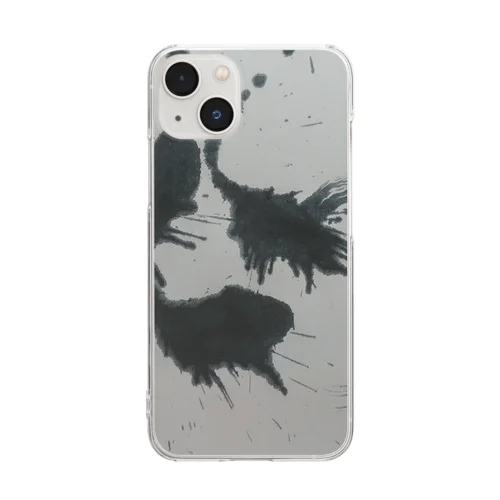 前衛書道 心 Clear Smartphone Case